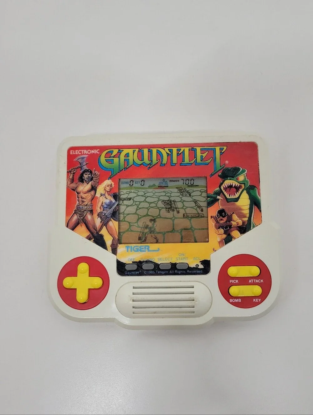 Vintage 1988 Gauntlet Handheld Game Console System Tiger Electronics Tested